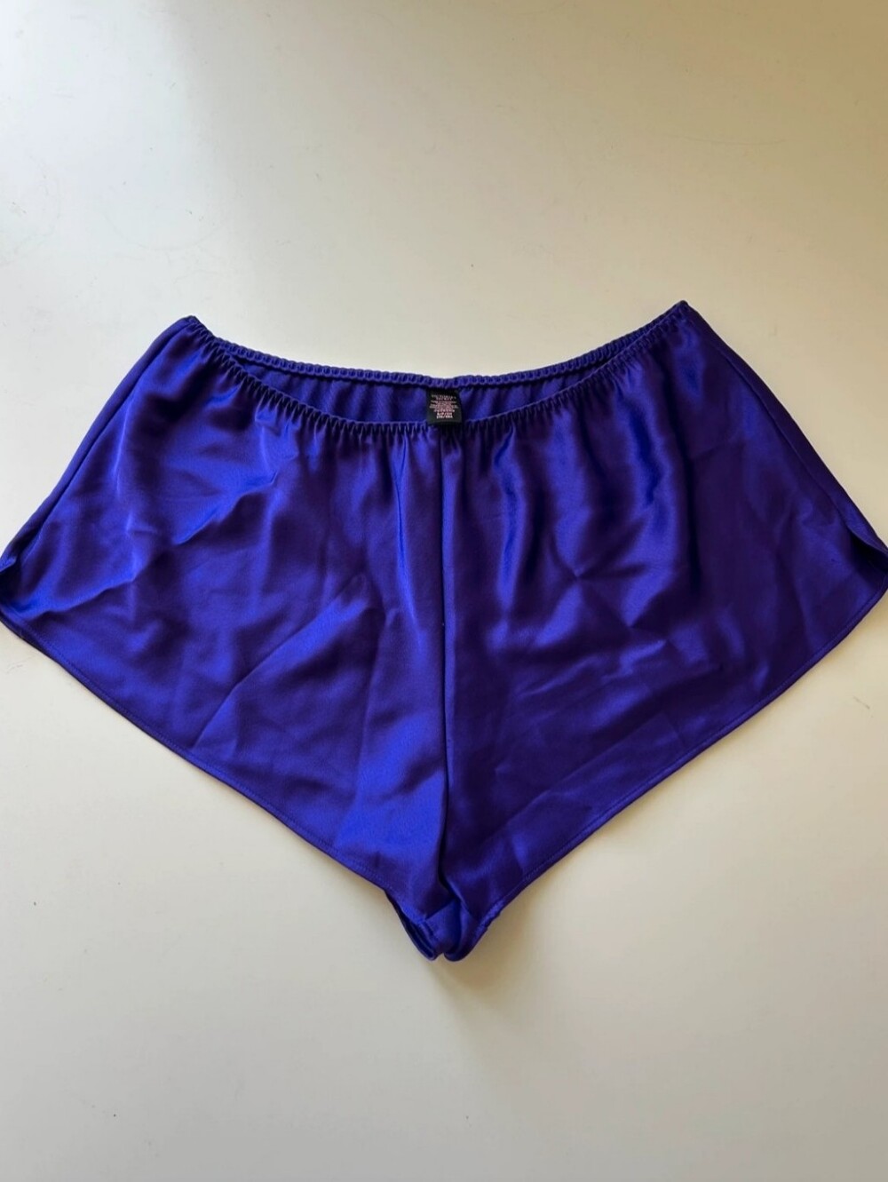 ❗Victoria's Secret Satin Royal Purple Night Shorts Small❗